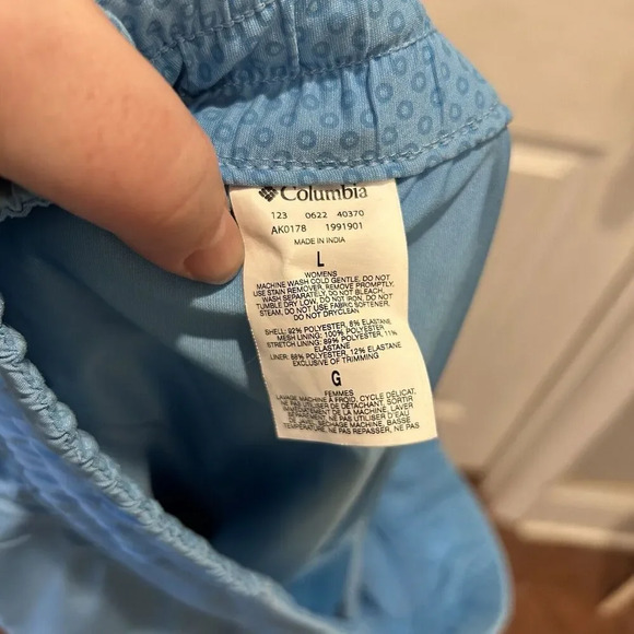 Columbia‎ Alpine Chill Zero Skort Blue Pickleball Golf Tennis Hiking Large - Picture 8 of 8